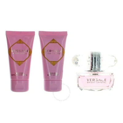 Versace Ladies Bright Crystal Gift Set Fragrances 8011003869985 In N/a