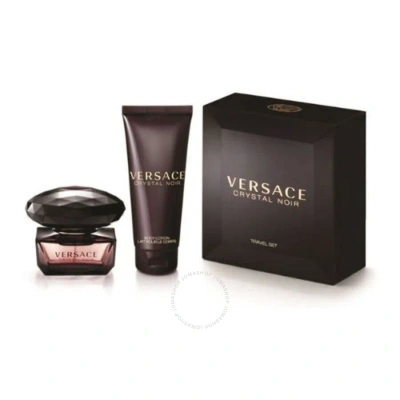 Versace Ladies Crystal Noir Gift Set Fragrances 8011003807918 In Black