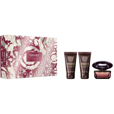 Versace Ladies Crystal Noir Gift Set Fragrances 8011003902859