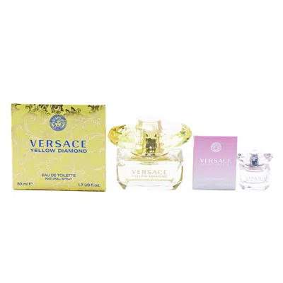 Versace Ladies Duo Gift Set Fragrances 746480156973