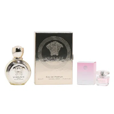Versace Ladies Duo Gift Set Fragrances 746480156997