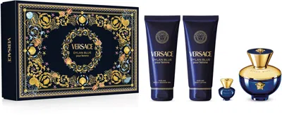 Versace Ladies Dylan Blue 4pcs Edp Gift Set Fragrances 8011003906857