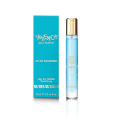 Versace Ladies Dylan Turquoise Edt Spray 0.3 oz Fragrances 8011003858804 In Yellow/pink/green/orange
