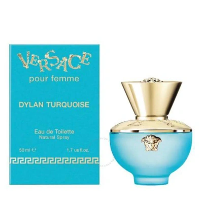 Versace Ladies Dylan Turquoise Edt Spray 1.7 oz Fragrances 8011003858545 In Pink / Turquoise