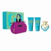 Versace Ladies Dylan Turquoise Gift Set Fragrances 8011003885008 In Pink / Turquoise