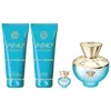 Versace Ladies Dylan Turquoise Gift Set Fragrances 8011003899883