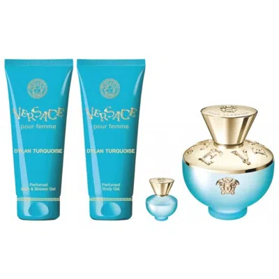 Versace Ladies Dylan Turquoise Gift Set Fragrances 8011003899883
