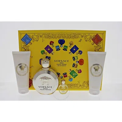 Versace Ladies Eros Gift Set Fragrances 8011003862290 In White