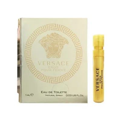 Versace Ladies Eros Pour Femme Edp Spray 0.03 oz Fragrances 8011003823604 In Yellow