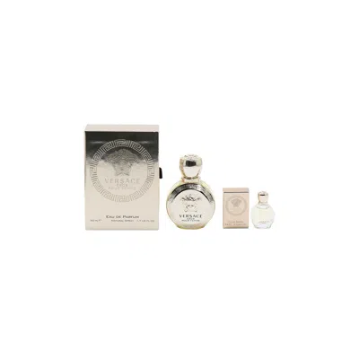 Versace Ladies Eros Pour Femme Gift Set Fragrances 746480171105