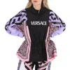 VERSACE VERSACE LADIES GRECA COMBO HOODED PARKA