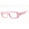 Versace Ladies Pink Rectangular Eyeglass Frames 0ve3362u