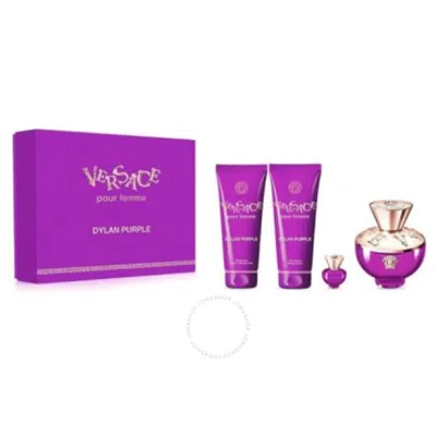 Versace Ladies Pour Femme Dylan Purple Gift Set Fragrances 8011003879250 In White