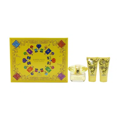 Versace Ladies  Yellow Diamond Gift Set Fragrances 8011003862214
