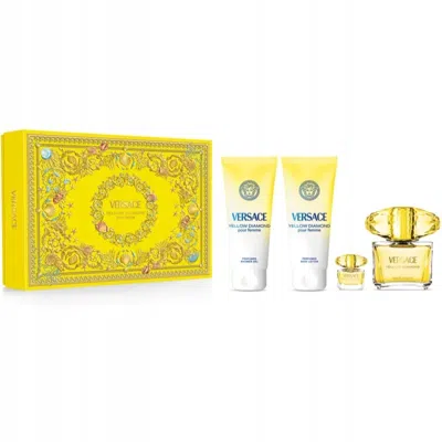 Versace Ladies  Yellow Diamond Gift Set Fragrances 8011003906819 In Multi