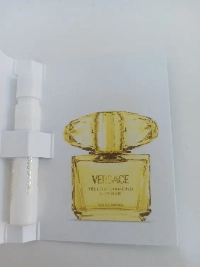 Versace Ladies  Yellow Diamond Intense Edp Spray 0.03 oz Fragrances 8011003823147 In Transparent