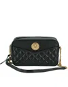 VERSACE LAMB LEATHER MEDIUM CAMERA SHOULDER WOMEN'S BAG