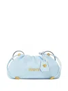 Versace Lamb Leather Mini Shoulder Bag Adjustable Strap In Red