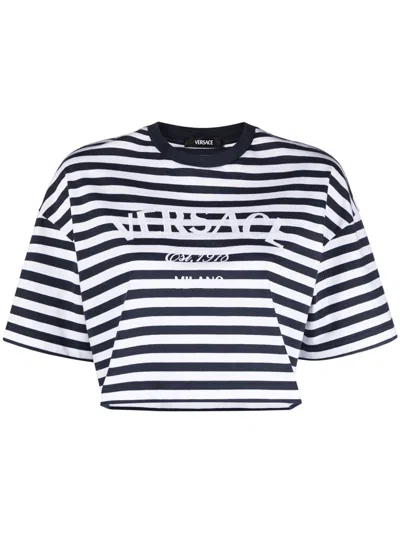 Versace Lancora Crop T-shirt