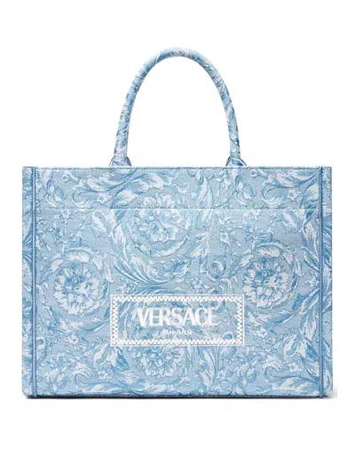 Versace Large  Bag In White
