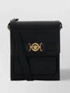 Versace Men Black Leather Medusa Biggie Crossbody Bag