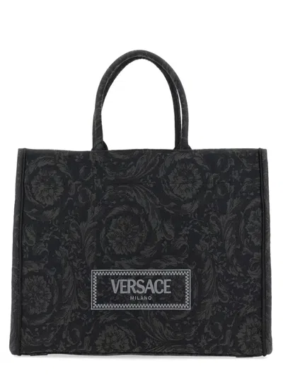 Versace Large Shopper Bag "athena Baroque"