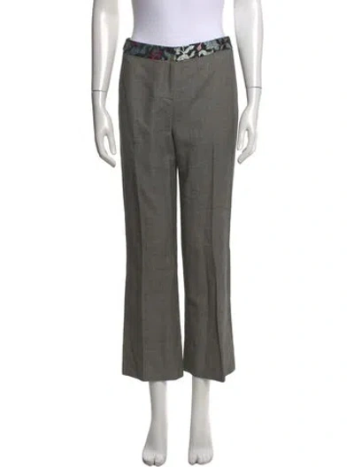 Pre-owned Versace Late 1990's - Early 2000's Straight Leg Pants In Grey