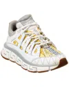 Versace White Leather Sneakers In Multi