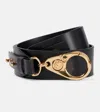 Versace Leather Belt In Black