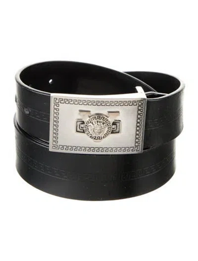 Pre-owned Versace Leather Belt Kit In Multi