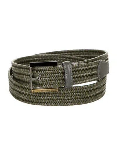 Pre-owned Versace Leather Belt In Multi