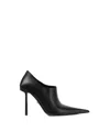 Versace Slice 105 Leather Ankle Boots In Black