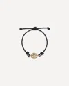 Versace Leather Bracelet In Black