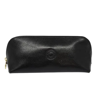 Pre-owned Versace Leather Clutch Bag ()