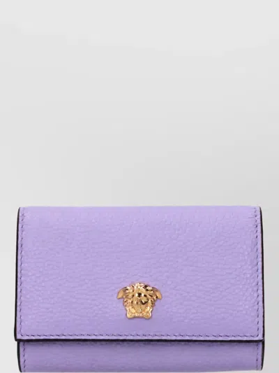 Versace Leather Coin Keychain