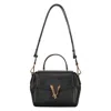 Versace Leather Crossbody Bag In Black