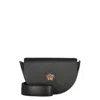 Versace Leather Crossbody Bag In Black