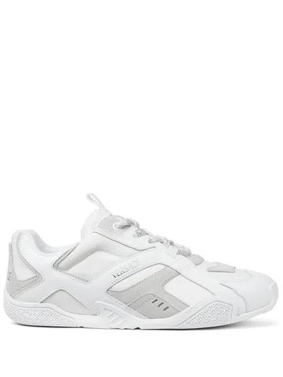 Versace Leather Galaxia Sneakers In White