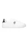 Versace Leather Greca Medusa Sneakers In White