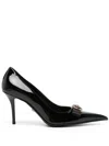 Versace Leather Heel Shoe Shoes
