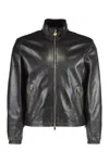 Versace Jacket High Collar Elastic Cuffs