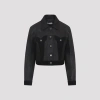 Versace Structured Leather Jacket With Suede Inserts In Black
