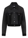 Versace Leather Jacket In Black