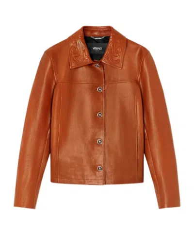 VERSACE LEATHER JACKET