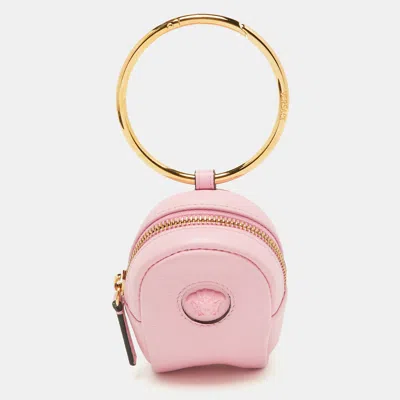 Versace Leather La Medusa Modular Pouch Bag In Pink