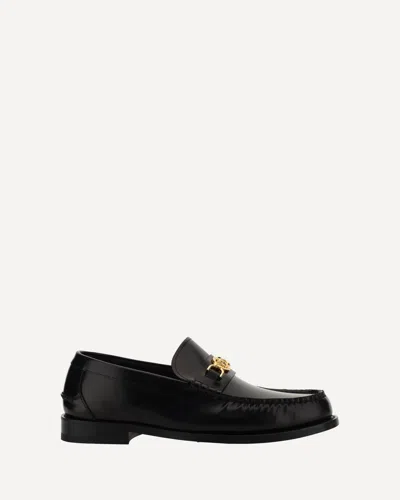 VERSACE LEATHER LOAFERS