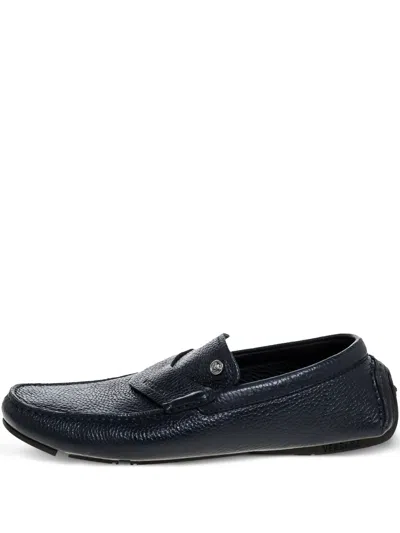 Pre-owned Versace Leather Loafers