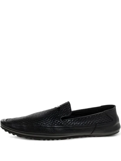 Pre-owned Versace Leather Loafers