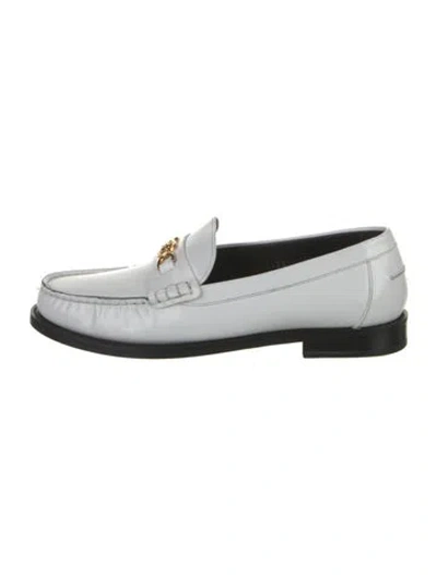 Pre-owned Versace Leather Loafers In Multi