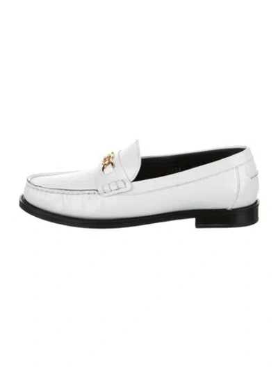 Pre-owned Versace Leather Loafers In Multi